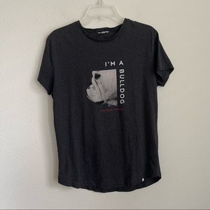 Orlebar Brown I'm A Bulldog Heather Short Sleeve Tee T Shirt